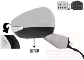 VAN WEZEL 0979828 -  Наружное зеркало